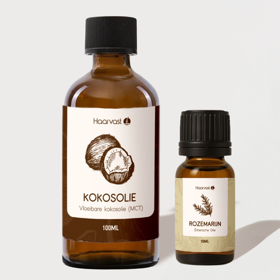 Rozemarijnolie en kokosolie - Oliebundel - 10ml en 100ml